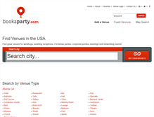 Tablet Screenshot of bookaparty.com
